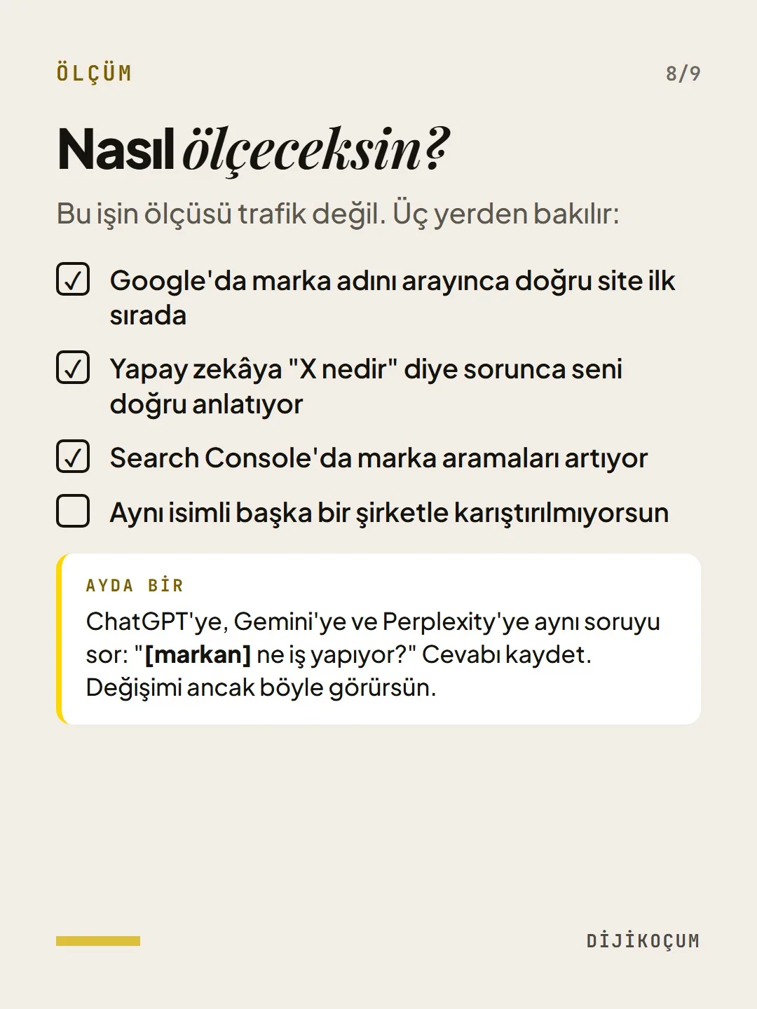 Ölçüm: Nasıl ölçeceksin?
