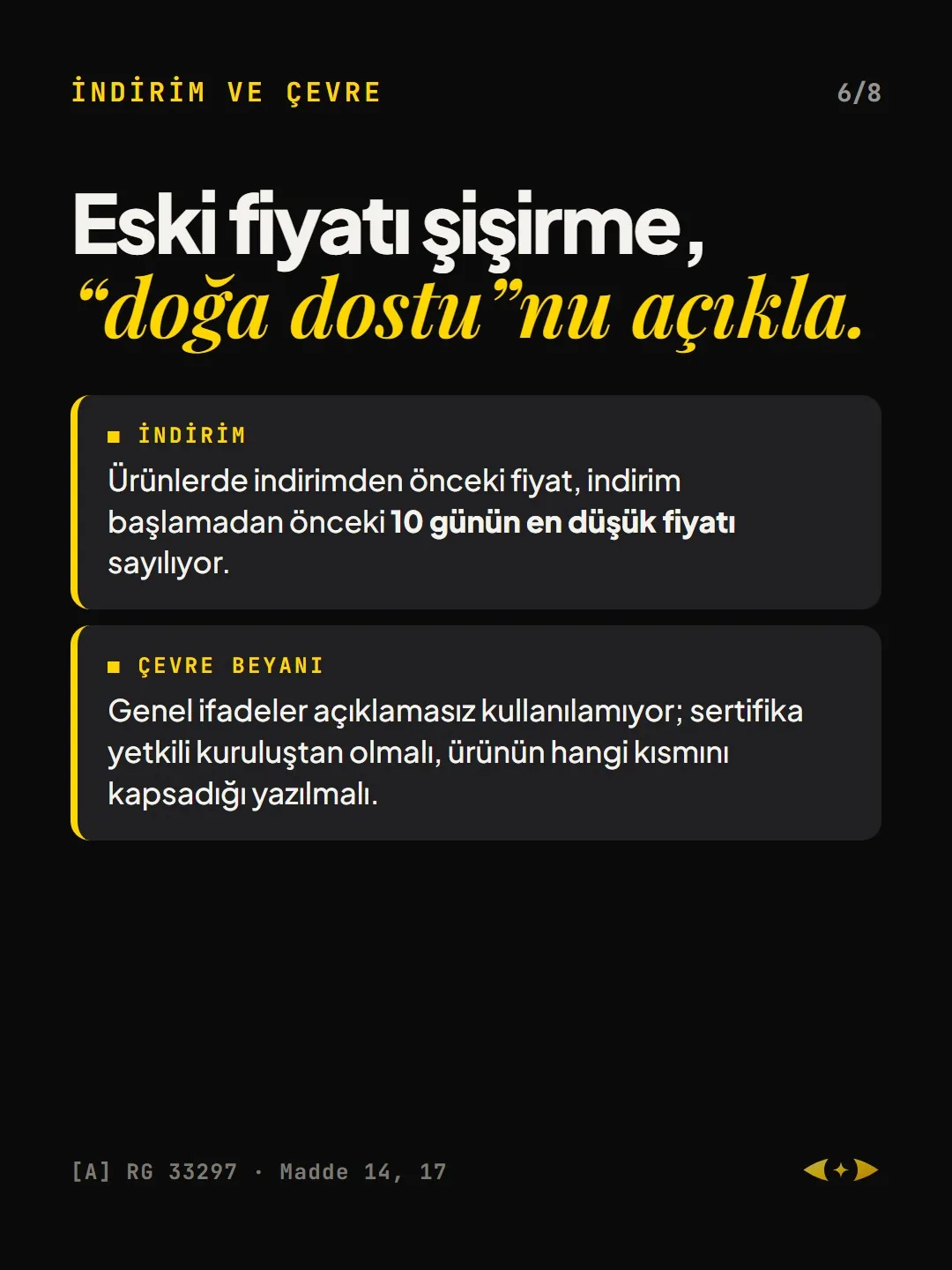 İndirim ve çevre: Eski fiyatı şişirme, “doğa dostu”nu açıkla.