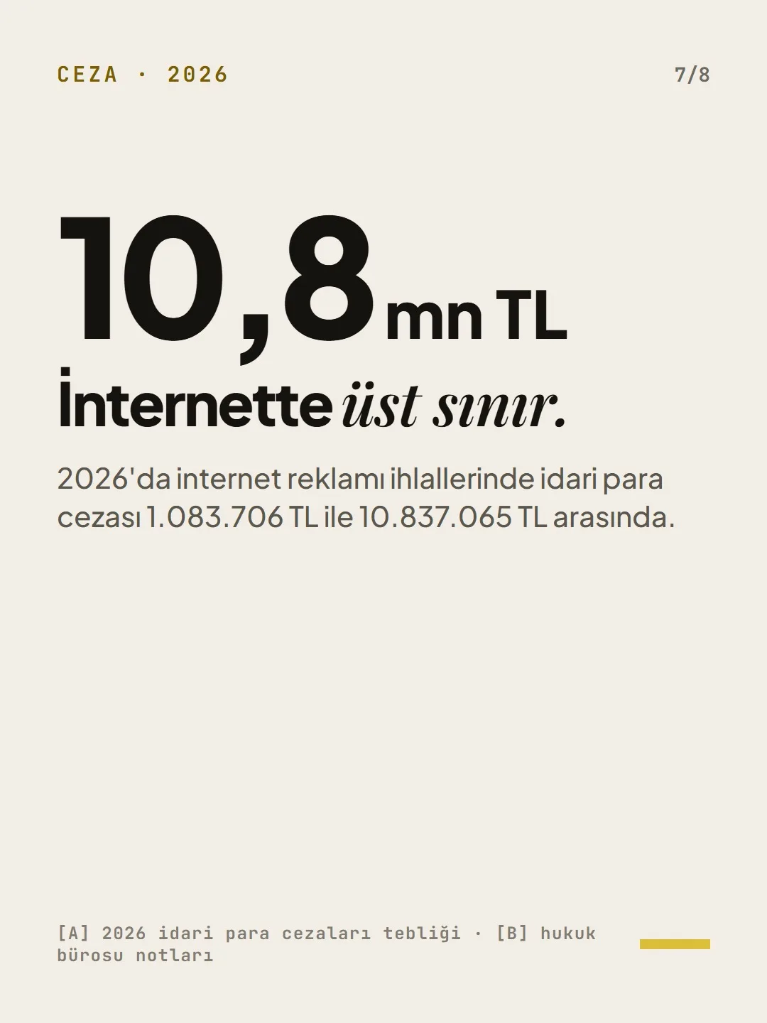 Ceza · 2026: İnternette üst sınır.