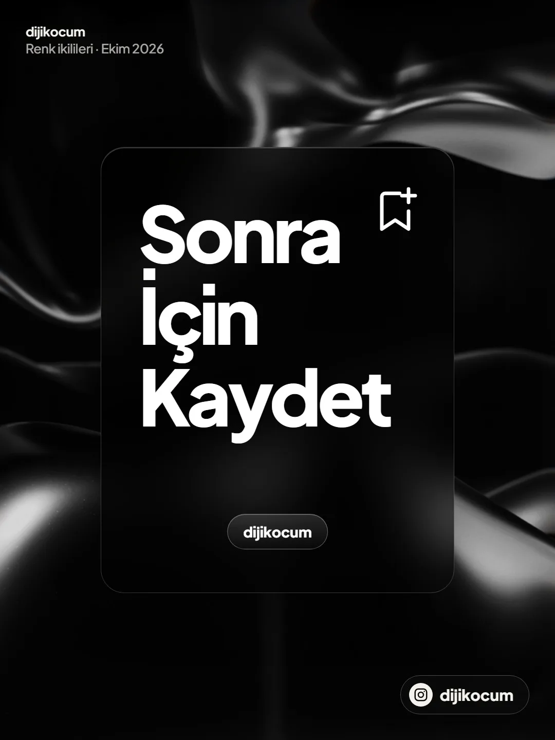 Kapanış: Sonra için kaydet.