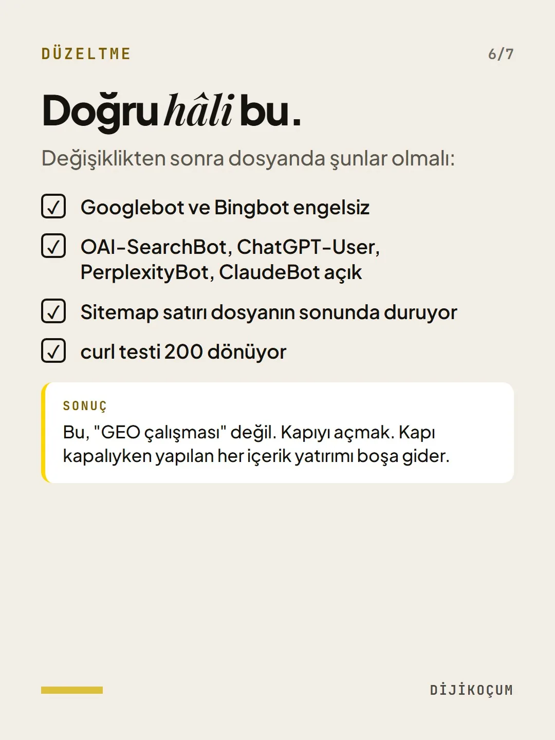 Düzeltme: Doğru hâli bu.